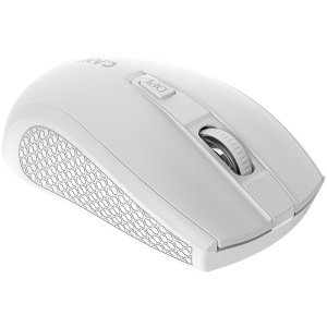 CANYON MW-7, mouse wireless 2.4Ghz, 6 butoane, DPI 800/1200/1600, cu 1 baterie AA, dimensiune 110*60*37mm, 58g, alb