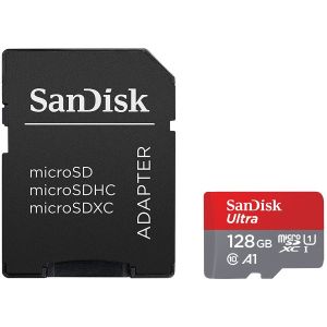 SanDisk Ultra microSDXC 128GB + Adaptor SD 100MB/s Clasa 10 UHS-I, EAN: 619659185510