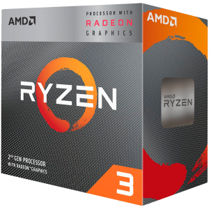 CPU AMD Desktop Ryzen 3 4C/4T 3200G (4,0GHz,6MB,65W,AM4), cutie grafică RX Vega 8, cu cooler Wraith Stealth