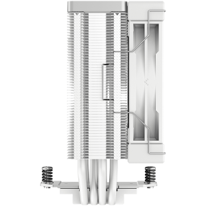 DeepCool AK400 WH, răcitor de aer CPU, ventilator 1x120mm PWM, TDP 220W, 4 conducte de căldură, alb, Intel LGA1700/1200/115x, AMD AM5/AM4, 127×97×155 mm(L×L×H), 3 ani garanție