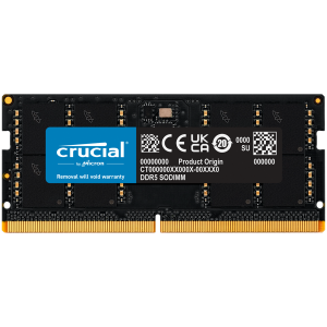 Crucial 32 GB DDR5-4800 SODIMM CL40 (16 Gbit), EAN: 649528906533