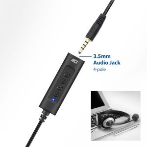 Placă de sunet Ewent AC9360, 2.0, USB-A, 3.5 mm, Negru