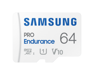 Card de memorie Samsung PRO Endurance, microSDHC, UHS-I, 64GB, Adaptor