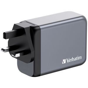 Încărcător Verbatim GNC-200 GaN Încărcător 4 porturi 200 W USB A/C (UE/UK/SUA)