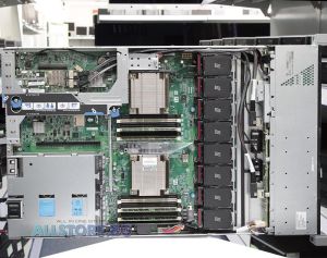 HP ProLiant DL360p Gen8, 2x Intel Xeon 6-Core E5, 64GB RDIMM DDR3L, FĂRĂ HDD SAS 2,5", montare în rack 1U, grad A