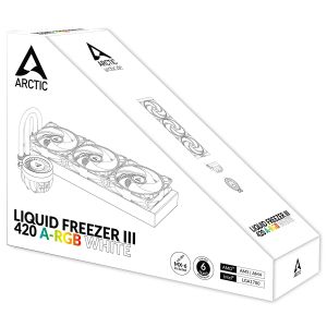 Liquid Freezer III 420 A-RGB alb de răcire cu apă Arctic