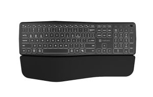Tastatura Tastatura bluetooth wireless Natec PORIFERA x-foarfeca, retroiluminata ergonomica usaspect