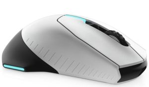Mouse pentru jocuri cu fir/ fără fir Dell Alienware 610M,alb