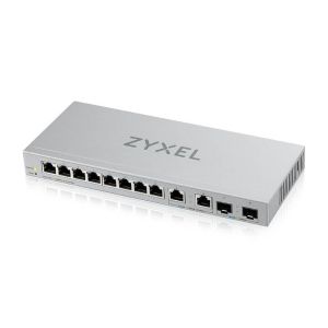 Switch ZyXEL XGS1210-12 v2, Switch administrat web Gigabit cu 12 porturi cu 8 porturi 1G + 2 porturi 2.5G + 2 porturiSFP+