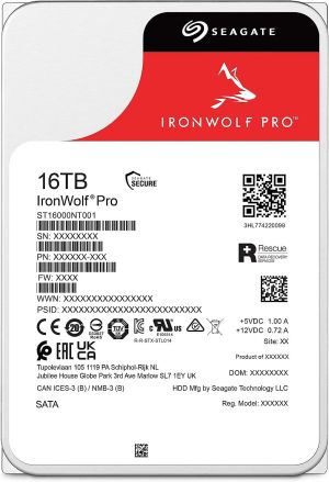 Hard disk SEAGATE IronWolf ST16000NT001, 16TB, 256MB Cache, SATA 6.0 Gb/s