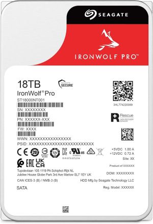 Hard disk SEAGATE IronWolf ST18000NT001, 18TB, 256MB Cache, SATA 6.0 Gb/s