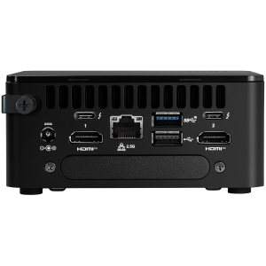 Kit ASUS NUC 13 Pro NUC13ANHi3, Procesor Core i3-1315P, 4xUSB, M.2 22x80 NVMe; 22x42 SATA, 2.Slot SATA de 5 inchi, LAN de 2,5 Gbe, 2xHDMI, 2x Thunderbolt 4 (USB-C+DP), fără cablu, unitate individuală,EAN: 5032037267762