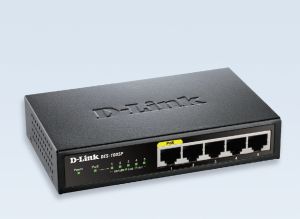 Switch pentru desktop PoE Fast Ethernet D-Link cu 5 porturiIntrerupator