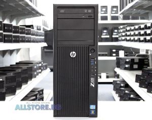Stație de lucru HP Z420, Intel Xeon Quad-Core E5, 16 GB UDIMM DDR3, 500 GB SATA, turn, grad A-