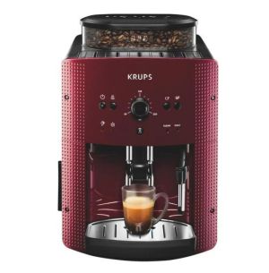 Aparat de cafea Krups EA810770, Espresso Essential, Thermoblock Compact, Roșu Manual
