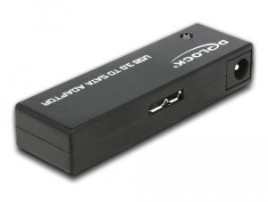 Converter Delock, SuperSpeed USB 5 Gbps (USB 3.2 Gen 1) - SATA 6 Gbps, Incl. alimentare electrică