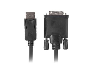 Cablu Lanberg display port (M) V1.2 -> cablu DVI-D (M) (24+1) 1m, dual link, negru