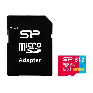 Card de memorie Silicon Power Superior Gaming 512GB, microSDHC/SDXC, Clasa 10, A1, V30, UHS-I U3, Adaptor SD