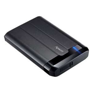 Apacer Disc dur extern Disc dur portabil AC732 4TB USB 3.2 Gen 1, calitate militară, rezistentă la șocuri, IP68, negru