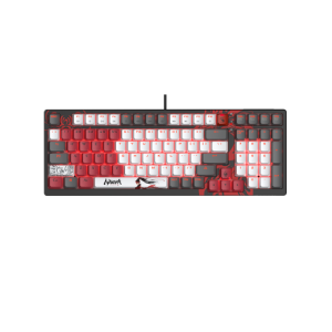 Tastatură mecanică de gaming A4tech Bloody S98 Naraka, RGB, comutator roșu, negru