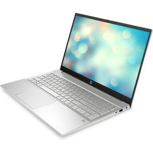 Laptop HP Pavilion 15-eh3030nu Argintiu natural, Ryzen 5-7530U (2Ghz, până la 4,5Ghz/16MB/6C), 15,6" FHD IPS AG, 16GB 3200MHz 2DIMM, 512GB PCIe SSD, WiFi 6 BT Kb2x2. 3C Batt, DOS gratuit