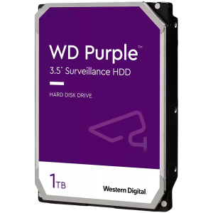 WD Purple 1TB SATA 6Gb/s CE HDD intern de 3,5 inchi 5400rpm 64MB Cache 24x7 Bulk