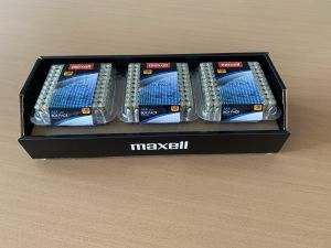 Baterii alcaline MAXELL LR03 AAA 10x10 buc / 100 buc. într-o cutie de PVC