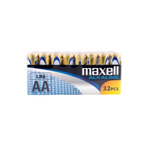 Baterii alcaline MAXELL LR6 1.5V AA 32 buc. ambalaj