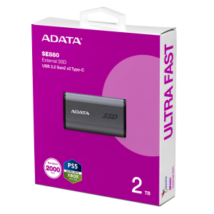 ADATA EXT SSD SE880 2T GREY