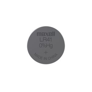 Button Micro alkaline battery LR41 / AG3 / 1 pcs. 1,55V pack MAXELL