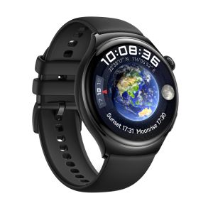 Huawei Watch 4 Archi-L19F, Amoled, 466x466, PPI 310, 2G, e-sim, GNSS cu o singură bandă, BT5.2 BR+BLE, 5ATM, 530mAh, Negru + Huawei FreeBuds 5i Ceramic White