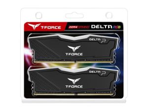 Memorie Team Group T-Force Delta RGB Black DDR4 - 16GB (2x8GB) 3200MHz CL16-18-18-38 1.35V