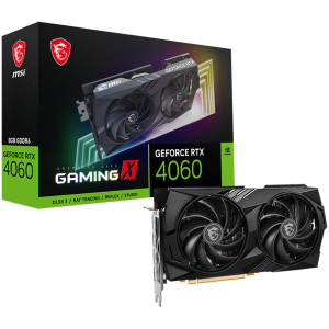 Placă video MSI Nvidia GeForce RTX 4060 GAMING 8G, 8GB GDDR6, 128 biți, Boost: 2460 MHz, 3072 nuclee CUDA, PCIe 4.0, 3x DP 1.4a, HDMI 2.1a, RAY TRACING, Dual Fan Recommended, 350x PW, 350x PW Recommended