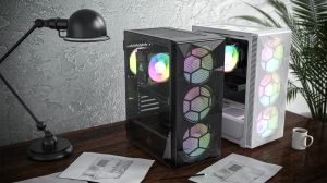 Montech X3 MESH, Mid-tower Case, TG, 6 fixed RGB Fans, White