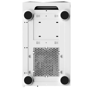 Montech box X3 MESH, carcasă Mid-tower, TG, 6 ventilatoare RGB fixe, alb