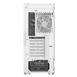 Montech box X3 MESH, carcasă Mid-tower, TG, 6 ventilatoare RGB fixe, alb