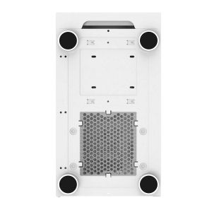 Montech box X3 GLASS, carcasă Mid-tower, TG, 6 ventilatoare RGB fixe, alb