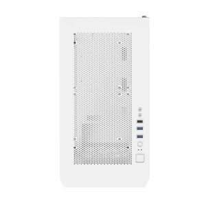 Montech box AIR 100 ARGB, carcasă Micro ATX, TG, ventilatoare ARGB 4x120 mm, alb