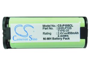 Baterie telefon 2.4V 850mAh pachet HHR-P105 pentru PANASONIC KX242 Cameron Sino