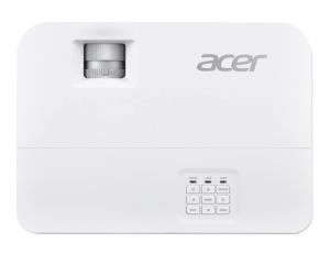 Proiector multimedia Acer Projector P1657Ki DLP, WUXGA(1920x1200), 4800 ANSI LUMENS, 10000:1, 2xHDMI 3D, dongle wireless inclus, intrare/ieșire audio, USB tip A (5V/1A), RS-232, Bluelight Shield, LumiSense, Difuzor încorporat de 10 W, 2,9 kg, alb + Acer T
