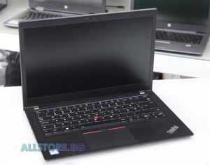 Lenovo ThinkPad T480s, Intel Core i5, 8192MB DDR4 Onboard, 256GB M.2 NVMe SSD, Intel UHD Graphics 620, 14" 1920x1080 Full HD 16:9, Grade B