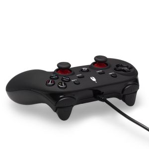 Gamepad cu fir Spartan Gear Oplon, pentru PC și PS3, negru