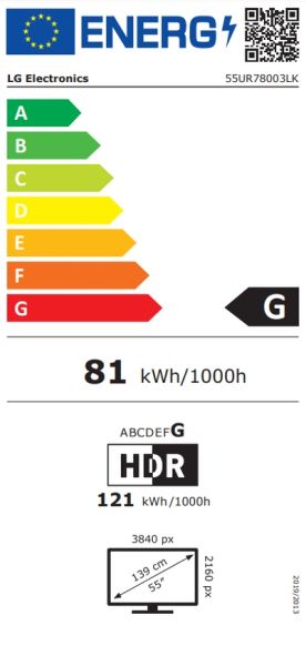 TV LG 55UR78003LK, 55" 4K UltraHD TV 4K (3840 x 2160), DVB-T2/C/S2, webOS 23 Smart TV, ThinQ AI, a5 AI Processor 4K Gen6, WiFi, HDR10 pro, HLG, ALLM/HGiG, 4K Upscaling, AI Sound, Voice Controll, HDMI eARC, CI, LAN, USB, Bluetooth, 2 Pole Stand, Bla