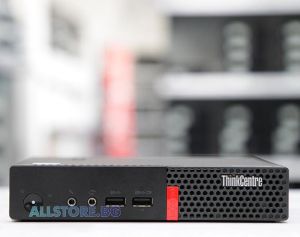 Lenovo ThinkCentre M910q, Intel Core i5, 8192MB So-Dimm DDR4, 256GB M.2 NVMe SSD, desktop minuscul, gradul A