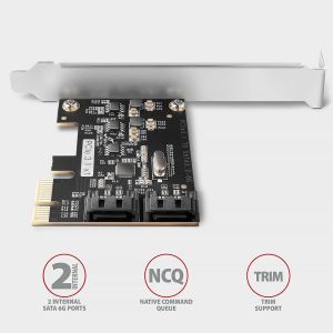 Controller ESTILLO AXAGON PCES-SJ2, PCI-ex - 2 x SATA 6G port