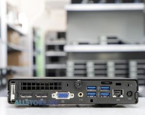 HP EliteDesk 800 G1 DM, Intel Core i5, 8192 MB So-Dimm DDR3L, 128 GB SSD 2,5 inchi, Desktop Mini, grad A