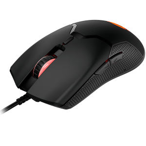 CANYON Carver GM-116, mouse cu fir pentru jocuri cu 6 taste, senzor A603EP, DPI până la 3600, acoperire din cauciuc pe panou, comutator Huano 1 milion, cablu PVC de 1,65 M, material ABS. dimensiune: 130*69*38mm, greutate: 105g, negru