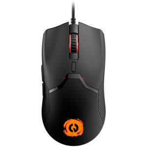 CANYON Carver GM-116, mouse cu fir pentru jocuri cu 6 taste, senzor A603EP, DPI până la 3600, acoperire din cauciuc pe panou, comutator Huano 1 milion, cablu PVC de 1,65 M, material ABS. dimensiune: 130*69*38mm, greutate: 105g, negru