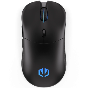 Mouse de gaming wireless Endorfy GEM Plus, senzor optic de jocuri PIXART PAW3395, 26000DPI, design ușor 74G, comutatoare KAILH GM 8.0, cablu Paracord de 1,6 m, patine PTFE, lumini ARGB, 2 ani garanție