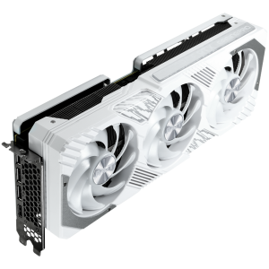 Palit GeForce RTX 4070Ti GamingPro White OC 16GB GDDR6X, 192 biți, 2310 Mhz/2670 Mhz, 1x HDMI 2.1a, 3x DP 1.4a, 3 ventilatoare, 1x conector pwr cu 16 pini, recomandat pwr 1949070TV1